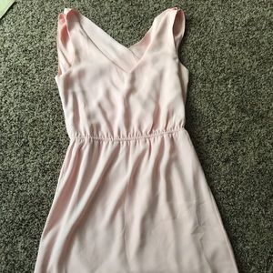 Pale blush dress